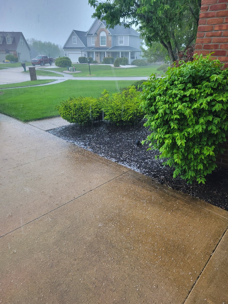 Yup!!!  Hail in North Royalton.