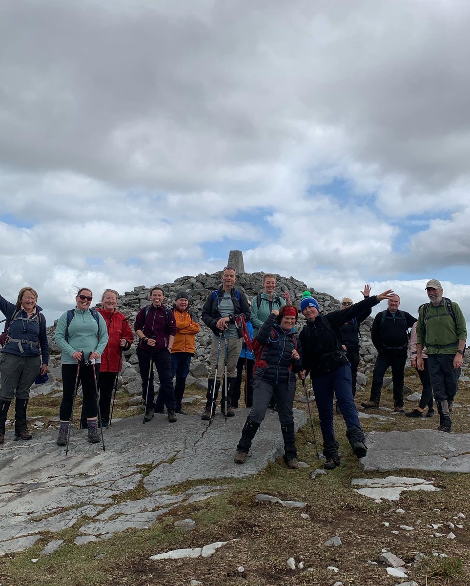 IpaHiking's tweet photo. Our May hike was on Cuilcagh today. Great day to be out with 15 in A1 group and 15 in A2 group. Thanks to Cavan Walkers Seamus & Kevin for guiding both groups & Keepers Arms in Bawnboy for dinner. #Cuilcagh #hiking #ipaireland #ipa #friends https://t.co/5YxEVUjpzl