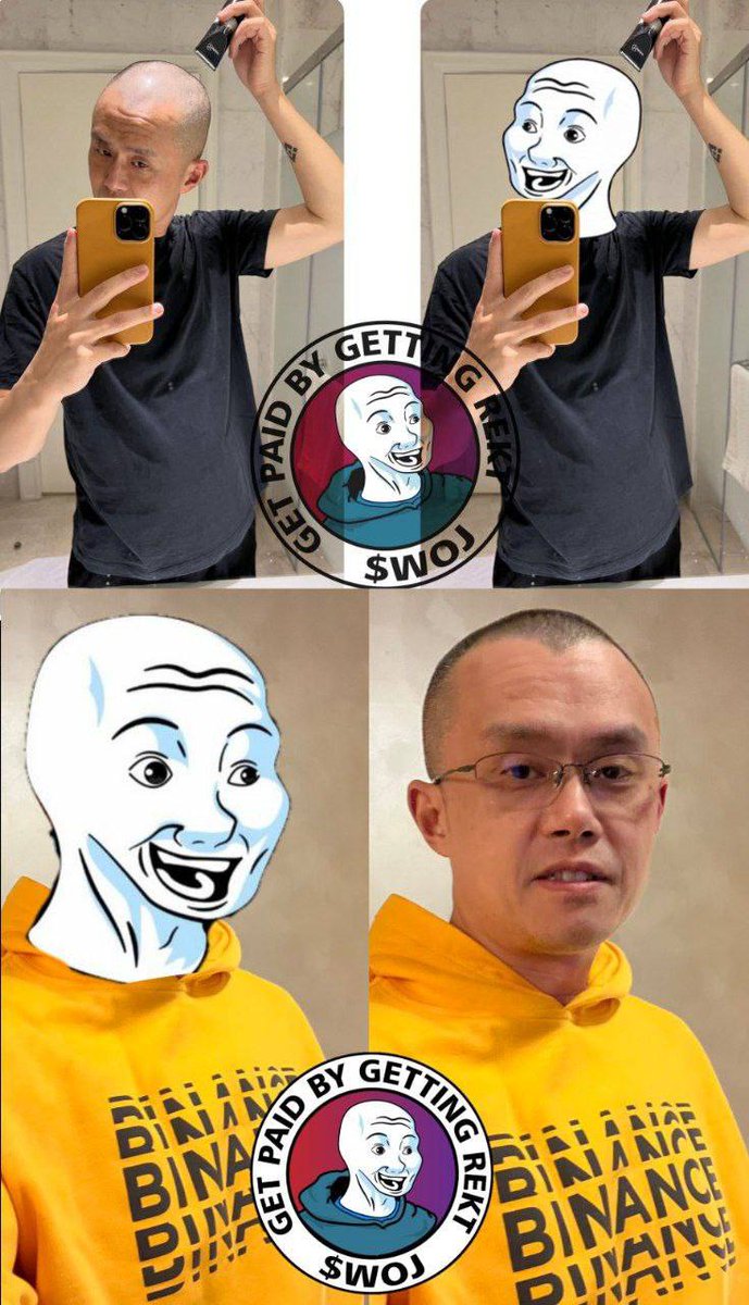 abi_9900's tweet photo. @dougboneparth 🔥🔥🔥
Like this #WOJ
#wojakfinance @binance 
#wojtoken #wojak
#1000xgem @wolfofwallst
@wojfinance  @cz_binance 
@kucoincom @FloydMayweather 
@Spotify @netflix
@carlmoon
@dougboneparth
https://t.co/gcqwrHu60R
🔥🔥🔥 https://t.co/3XuRi31GeG