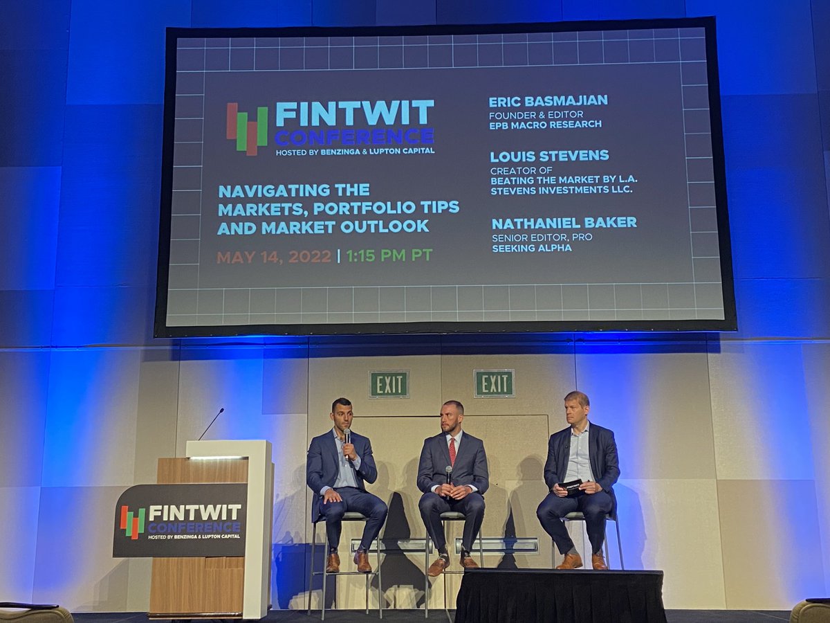 Love hearing from @SeekingAlpha contributors @EPBResearch and @BTM_Louis today at the @FinTwitConf.