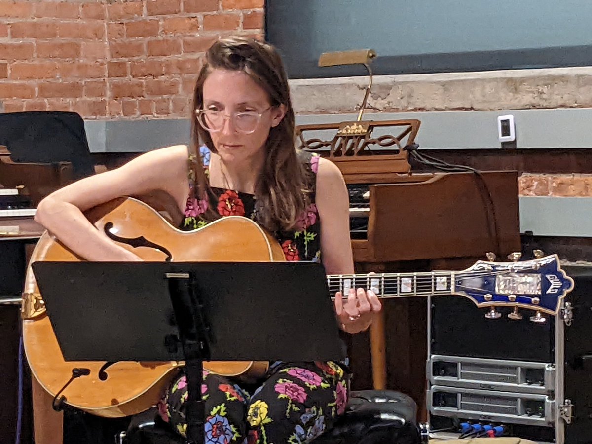 midnightgreen's tweet photo. Thrilled to see Mary Halvorson perform with @TomasFujiwara's Triple Double at @firehouse12. https://t.co/m5e2n2p3Ny