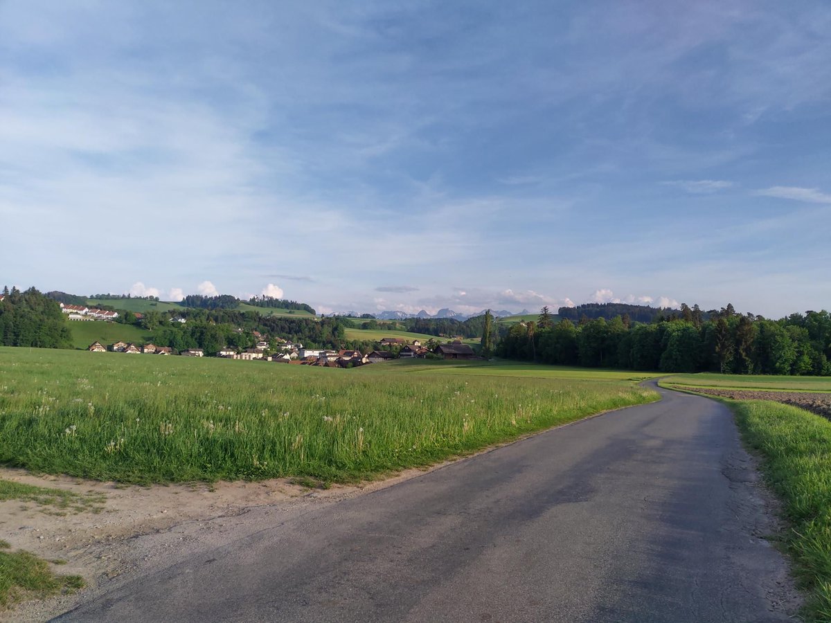 lexruee's tweet photo. I can't help it. I'm always drawn to #Zimmerwald, #Oberbalm, and #Kühlewil for short #cycling rides.😅 #Bern #mycanyon #cyclinglife #myswitzerland #switzerland #roadcycling #nature #weekend https://t.co/86YBzQD0Wo