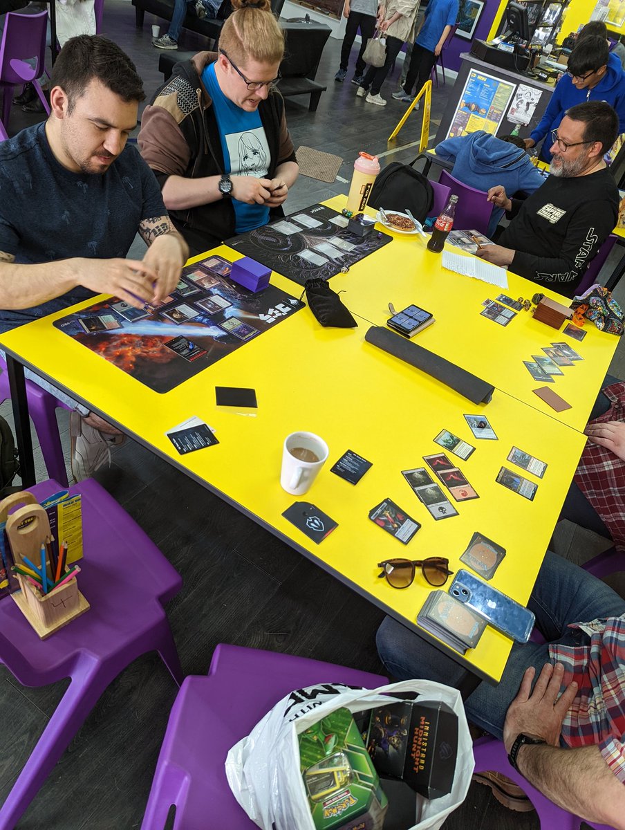 GR_Sutton's tweet photo. Fantastic day today at Geek Retreat Sutton: tables full of D&amp;D, Magic the Gathering, Pokémon, and all sorts of other card games and board games.

No matter what you're in the mood for, there's a place for you here at Geek Retreat!

#geekretreatsutton #stopingeekout https://t.co/LwOY9K5RXd