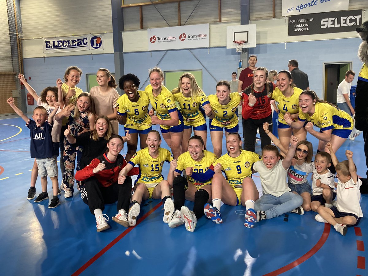 SAH monte en N1F 💙💛🎊🐺

Grâce à leur victoire 29-22 contre @hbc_conflans les Louvettes valident leur ticket pour la N1F