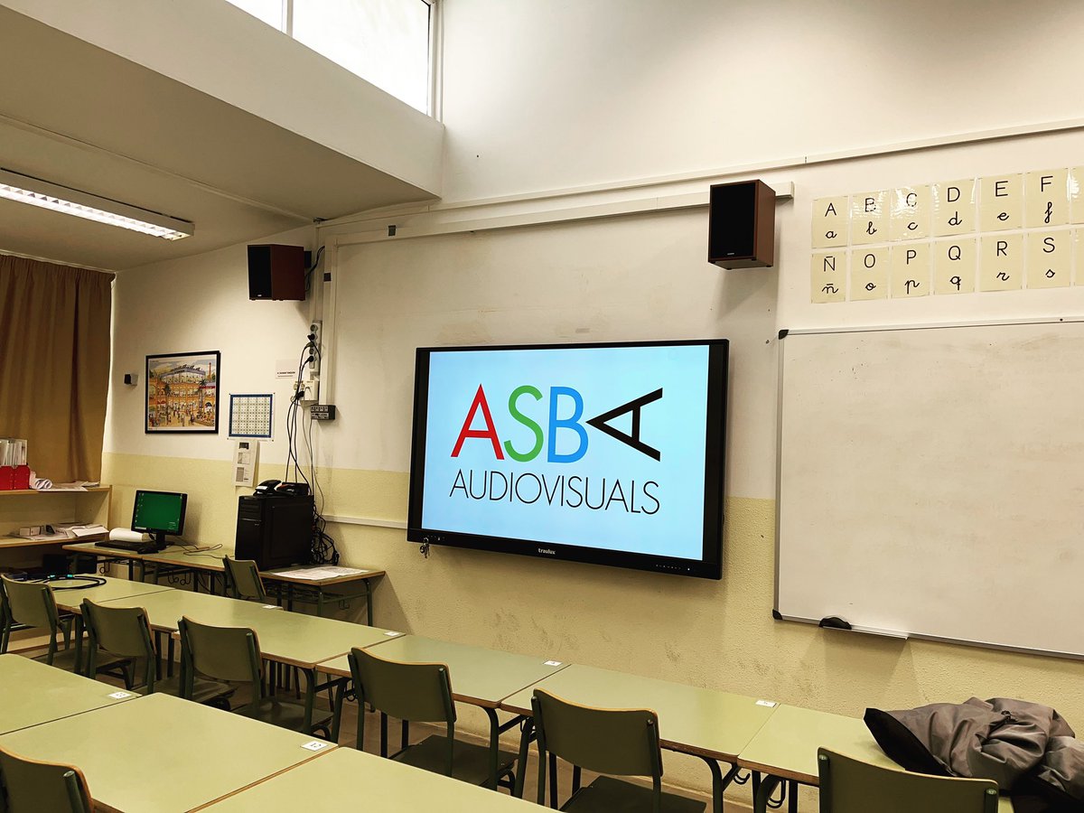 Alejand83902456's tweet photo. el equipo técnico de Asba Audiovisuals ha montado 2 Monitores Interactivos Traulux 75” en Sabadell
Formación presencial al equipo de profeser@s
#asbaaudiovisuals #traulux #monitorinteractivo #formaciones  #5añosgarantia con reposición #calidaddeservicio #postventa #salaformacion https://t.co/rkLtvV0hLB