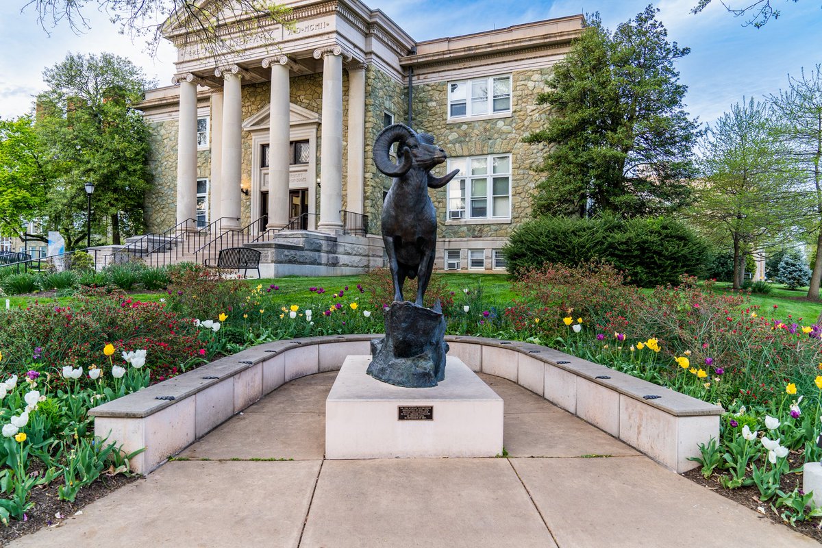 From a beautiful Spring day at West Chester University