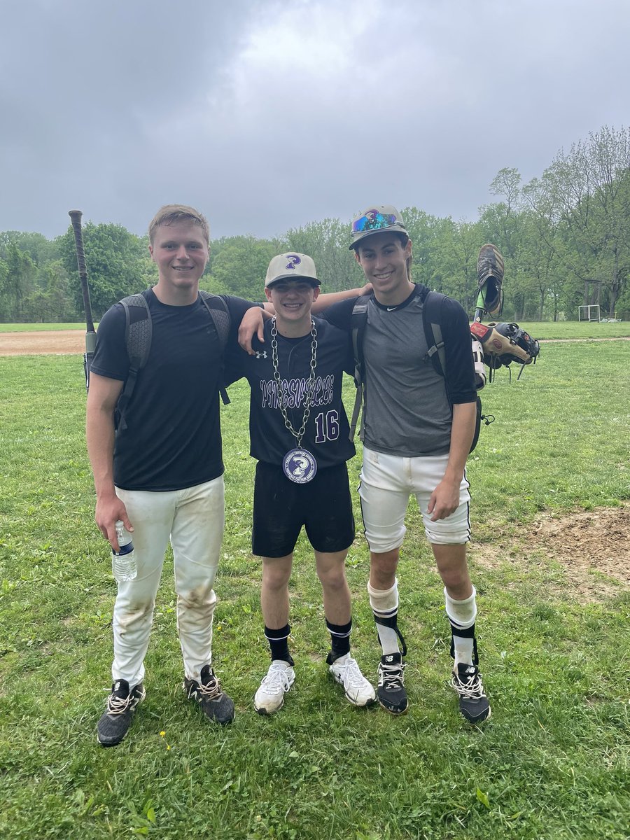 2025 Freshman Isaac Garonzik threw a NO HITTER and got the POG chain for Pikesville High in a 13-0 victory over Francis Scott Key Baseball!