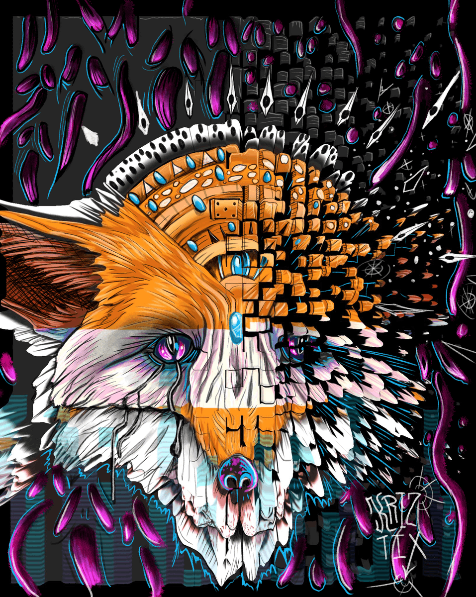 artist_kriztix's tweet photo. 👾And just when you thought it couldn't get weirder
7 Crypto-time-traveling mind foxes hit the chain in 7 #bsv #bsvartist #bsvnft #foxnft #foxnftart #foxcryptoart #bitcoinsv #artonchain #blockchainfox #nofoxgiven #kriztix #kclub https://t.co/QUeOUBnHEu https://t.co/cJkm8xmMOP