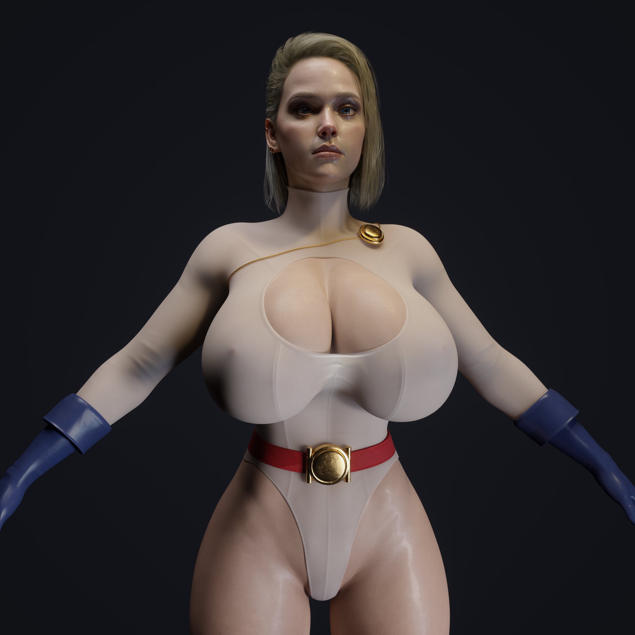 TW Pornstars - 1 pic. IceDev. Twitter. WIP Power Girl by @Rigid3d Moar  juicy angles:. 8:56 PM - 14 May 2022