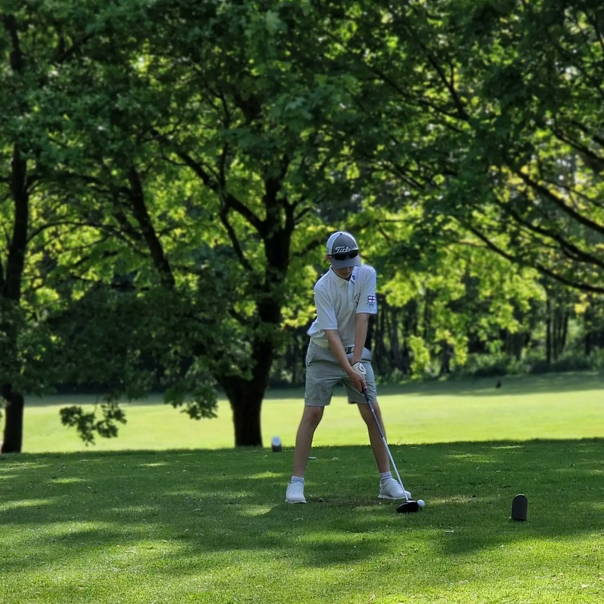 First time out with the <a href="/WragBarn/">Wrag Barn</a> junior team 🏌🏼‍♂️

Great to get the win in his match 4&amp;3. 

But more importantly, well done #teamwragjuniors on the win today versus neighbours Broome Manor 🙌