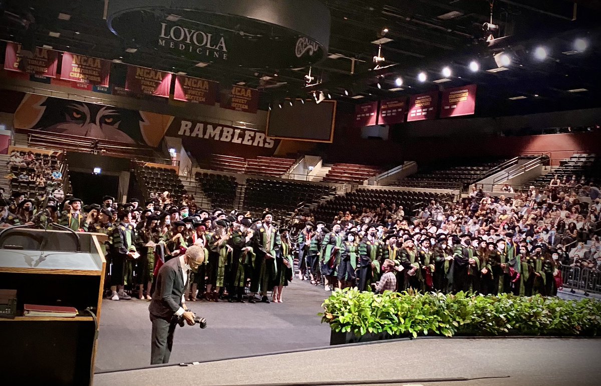 t_reed_t's tweet photo. Beautiful graduation ceremony for #LoyolaSSOM Class of 2022! Remarkable journey deserving of an enormous celebration! An absolute joy to witness. @LoyolaHSC @LoyolaChicago https://t.co/Dh8Kispo0l