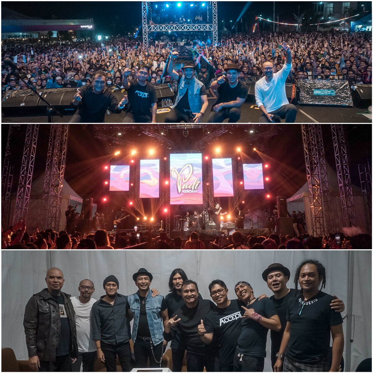 padireborn's tweet photo. Makasih Sob, serrruuuuu banget Navy Jazz Traffic Festival 2022.
Kangen banget lihat penonton live & ngerasain langsung energi kalian!
Semoga dunia hiburan kembali bangkit & pandemi selesai. Sehat-sehat untuk kita semua! #PadiReborn #NavyJazzTrafficFestival #NJTF https://t.co/R0wq3ZANf6