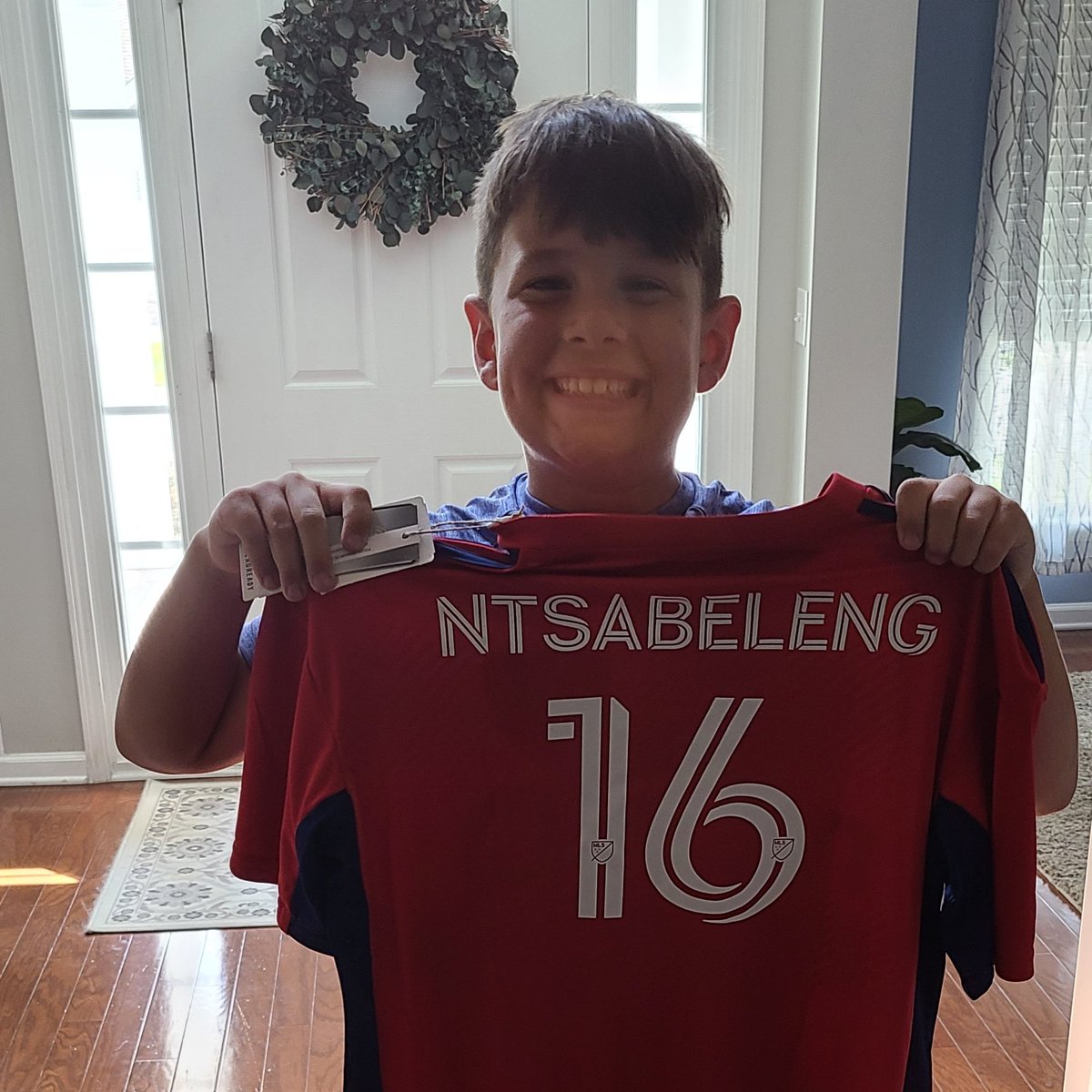 #fcdsweepstakes Wearing my new favorite jersey... let's go Tsiki!!!!