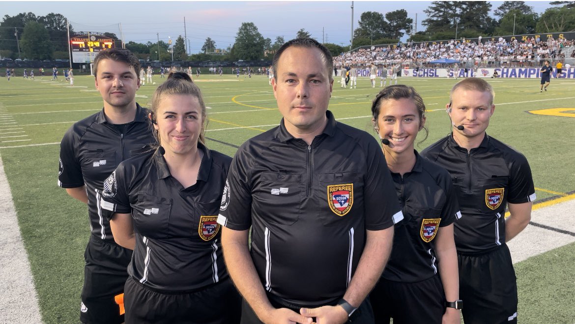 TSuzetteN's tweet photo. 👋 So this guy is back at it… Soccer finals wouldn’t be the same without my PR pro @mychalfrost ⚽️🏆#officiallyspeaking https://t.co/0ZrQvCHj8M