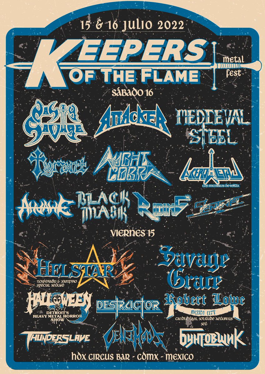 BBeat105's tweet photo. Medieval Steel – Medieval Steel
#MedievalSteel
#KeepersOfTheFlameMetalFest
@hdxcircusbar
#StayBlast
#BlastBeat105 https://t.co/6J89ku0oWR