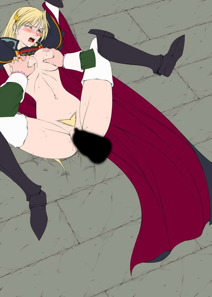 今日の一枚も昔描いた #ワーズワース の18禁同人漫画「シャロンと愉快な仲間達2」の作業中の画像。
昨日の差分でマント以外胴体の服、下着上下、腰の鎧、スカート、剣と鞘を外して胸を揉む差分とアレの差分を追加した物。😓
こういう変わった組み合わせが作れるのも総脱衣の魅力ですね～。😉 