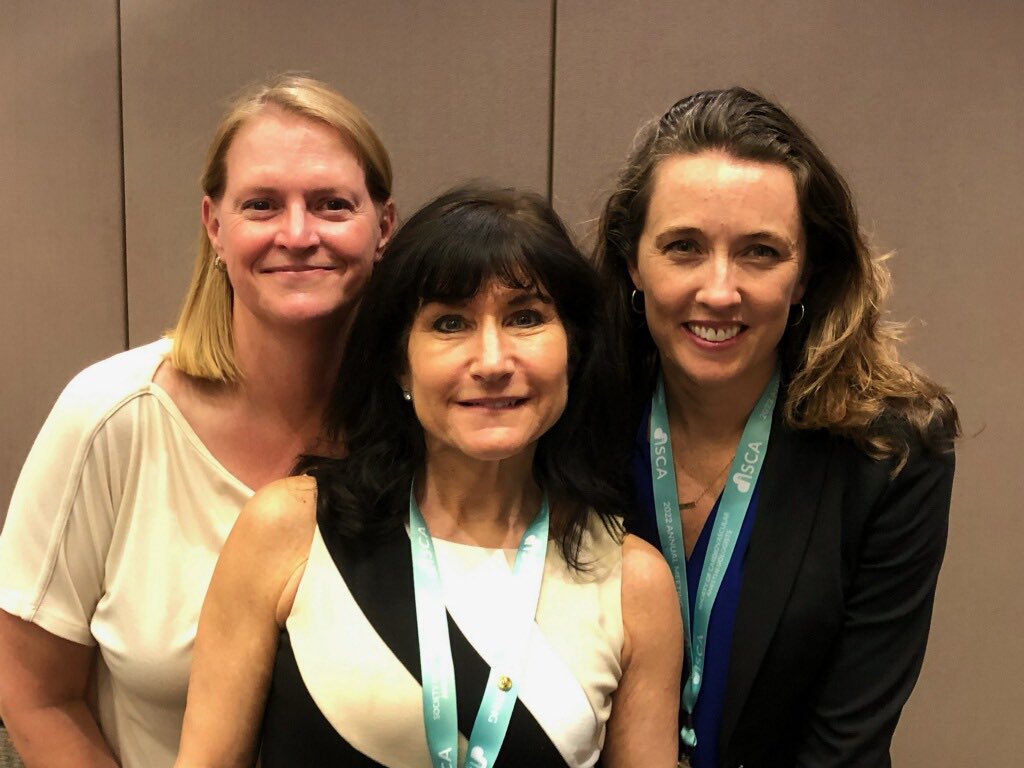 Nadia Hensley (@nadia_hensley) on Twitter photo #SCA2022, <a href="/ShorelslShore/">Linda Shore</a>, <a href="/KathrynGlas/">Kathryn Glas, MD, MBA</a> Hanging with president elect and past-president. #SCA2022, <a href="/ShorelslShore/">Linda Shore</a>, <a href="/KathrynGlas/">Kathryn Glas, MD, MBA</a> Hanging with president elect and past-president.