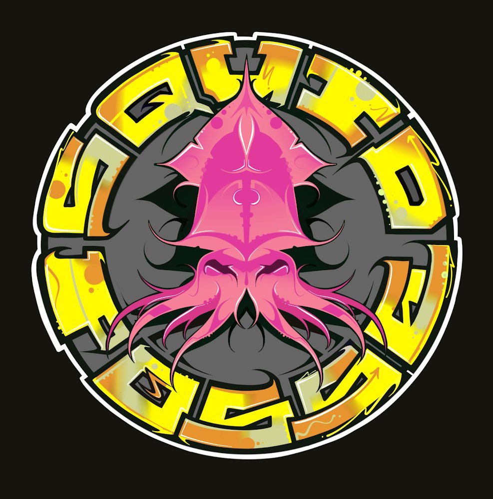 Emoto_Robo's tweet photo. I don't flex just to flex, I flex to win and squid wins any and all Crew logo contests until the end of time. Designed by none other than the incredible KryptoThreadz. I'm getting a hoodie. @KryptoThreadz @CBB_CNFT @DGreezyOK @DonaldMote1 @dogmatapsych71 @FrannieBouche @c_bunnies https://t.co/TowFDwQS65