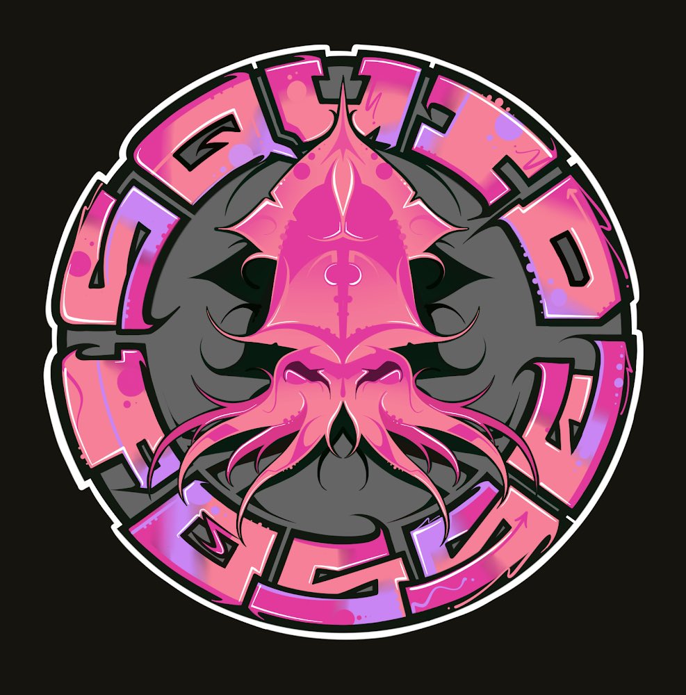 Emoto_Robo's tweet photo. I don't flex just to flex, I flex to win and squid wins any and all Crew logo contests until the end of time. Designed by none other than the incredible KryptoThreadz. I'm getting a hoodie. @KryptoThreadz @CBB_CNFT @DGreezyOK @DonaldMote1 @dogmatapsych71 @FrannieBouche @c_bunnies https://t.co/TowFDwQS65