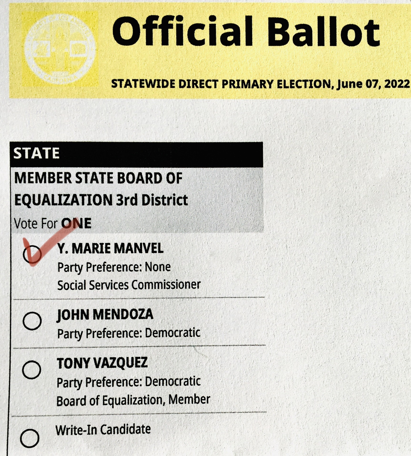 Marie Manvel on Twitter "Last page of the mail in ballot! https//t.co