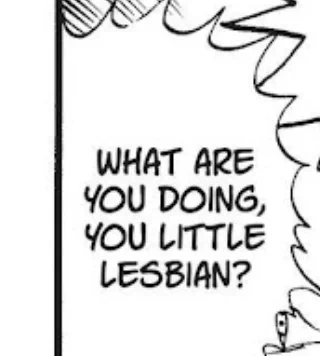 i wish sakura would call me a little lesbian (derogatory) 