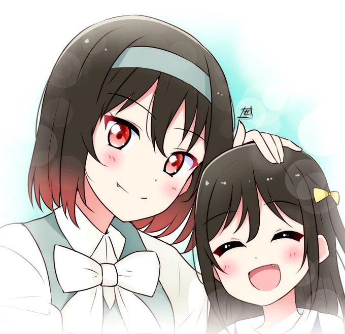 在りし日の薫子と栞子
#虹ヶ咲 
