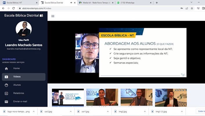 PrLeandroMacha_'s tweet photo. Escola Bíblica Novo Tempo um ministério de salvação.
Como é bom aprender constantemente com pessoas que amam a missão.
“Salvar almas deve ser a obra vitalícia de todo aquele que professa seguir a Cristo.” White
#cadaalunoumdiscipulo
#mesmoamor
#mesmamissao
#ebnt https://t.co/RYJfNRgDq7