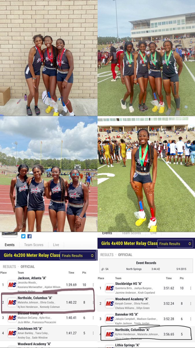 ✌🏽out High School Track &amp; Field. New school record for the 4x4!! 2nd in the State for the 4x2 and 4th in the State for the 4x4❤️ Will cherish the moments I had with this team forever🫶🏽 Go Pats Forever <a href="/northside_pats/">Northsidepats</a>