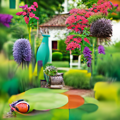 O_T_Human's tweet photo. Use eye-catching colors and place the subject in a country garden (#IGOG) #art #artist #artwork #nft #nfts #nftcollector https://t.co/sEQe4gp8ye