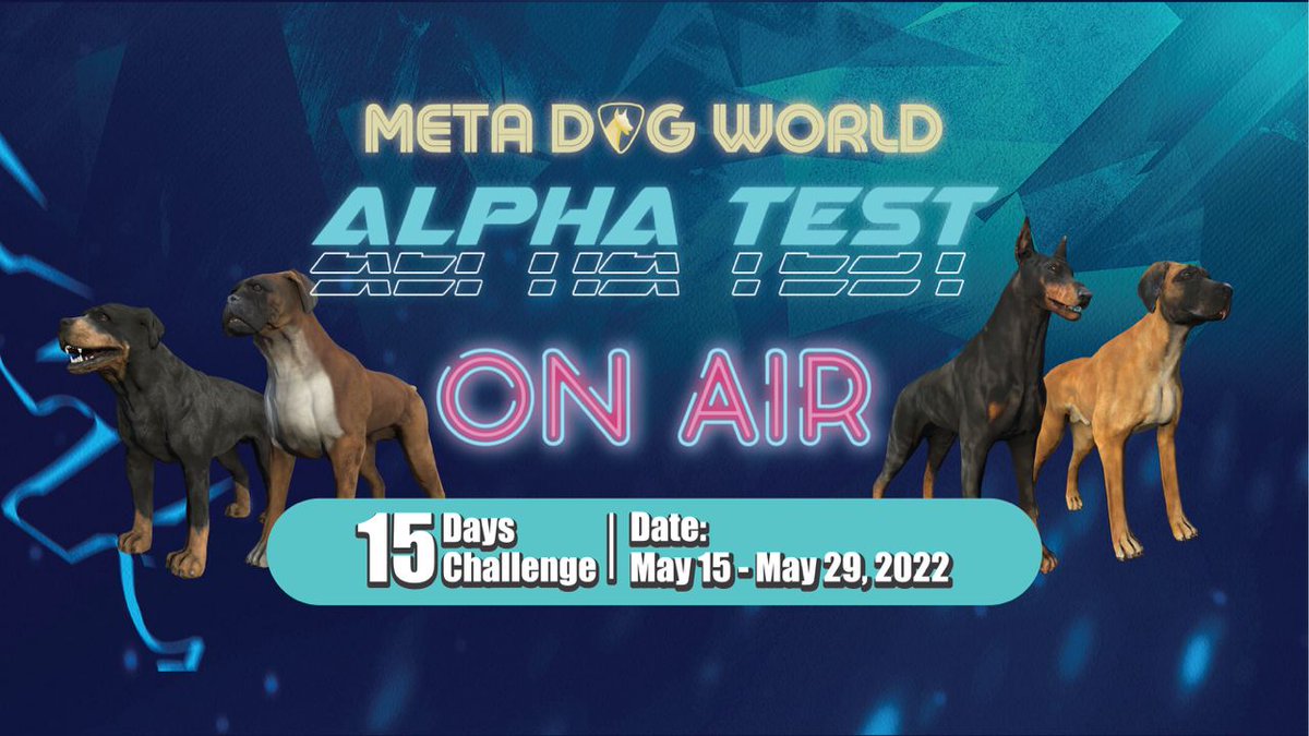 📣 𝗔𝗟𝗣𝗛𝗔 𝗧𝗘𝗦𝗧-𝟭,𝟬𝟬𝟬 $𝗕𝗨𝗦𝗗 𝗿𝗲𝗮𝗱𝘆 𝘁𝗼 𝗯𝗲 𝗰𝗼𝗹𝗹𝗲𝗰𝘁𝗲𝗱 💰 

👉Step 1: mdwalphatest.web.app
👉Step 2: Connect your MetaMask Wallet
⏰Time: May 15–May 29, 2022
🚩Top 300 winners will share the prize of 50 NFTs + 50,000 $DOGO
🏁Results: June 1st, 2022