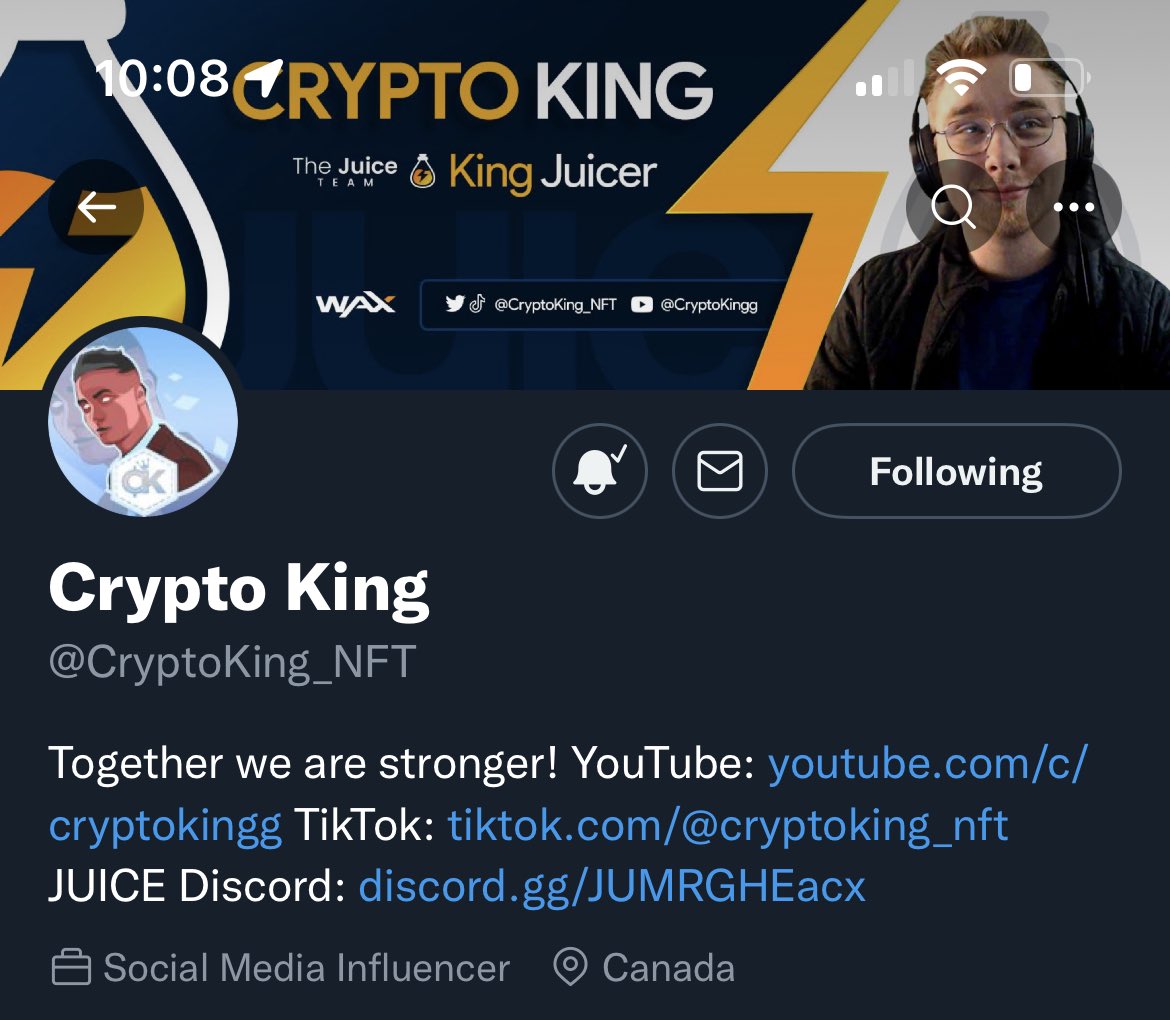 ItsCryptoNoob's tweet photo. @CryptoKing_NFT Well, yeah. 🇨🇦 https://t.co/3It7wphxjg