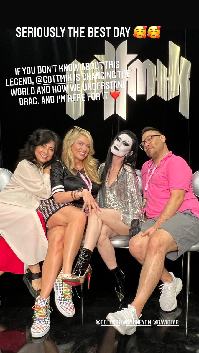 SweetieDevon's tweet photo. Today I got to meet the unbelievably lovely @gottmik … I burst into tears, because they have done so much for the community and they are such a huge inspiration for so many! Best day 🥰🌈 🏳️⚧️ @RuPaulsDragRace #gotmik #rupaulsdragcon @RuPaulsDragCon @TrevorProject #LGBTQ https://t.co/MB10UkyBKO