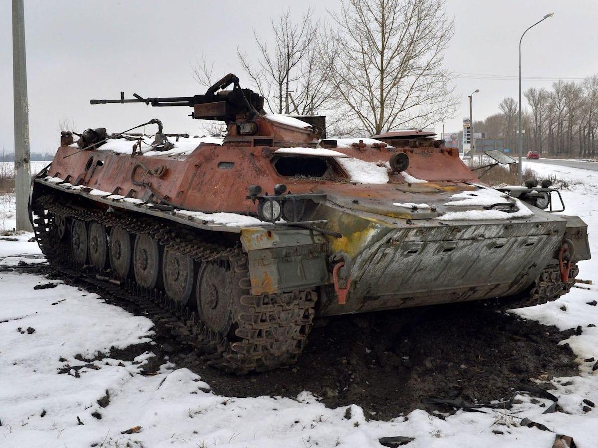 Mechanics, Ukraine, Russian tanks, battle