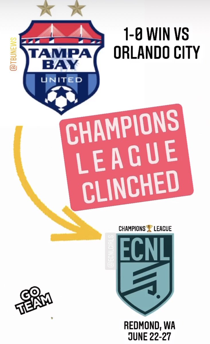 AaliyahPitts101's tweet photo. Hard fought team win today!! Love my team and club!! Champions league here we come!! @ECNLgirls @ImCollegeSoccer @tbusoccer @BeastModeSoccer #roadtonationals #tbupride #provennotpromised #u16 #TampaBay https://t.co/uNy5j87jPn