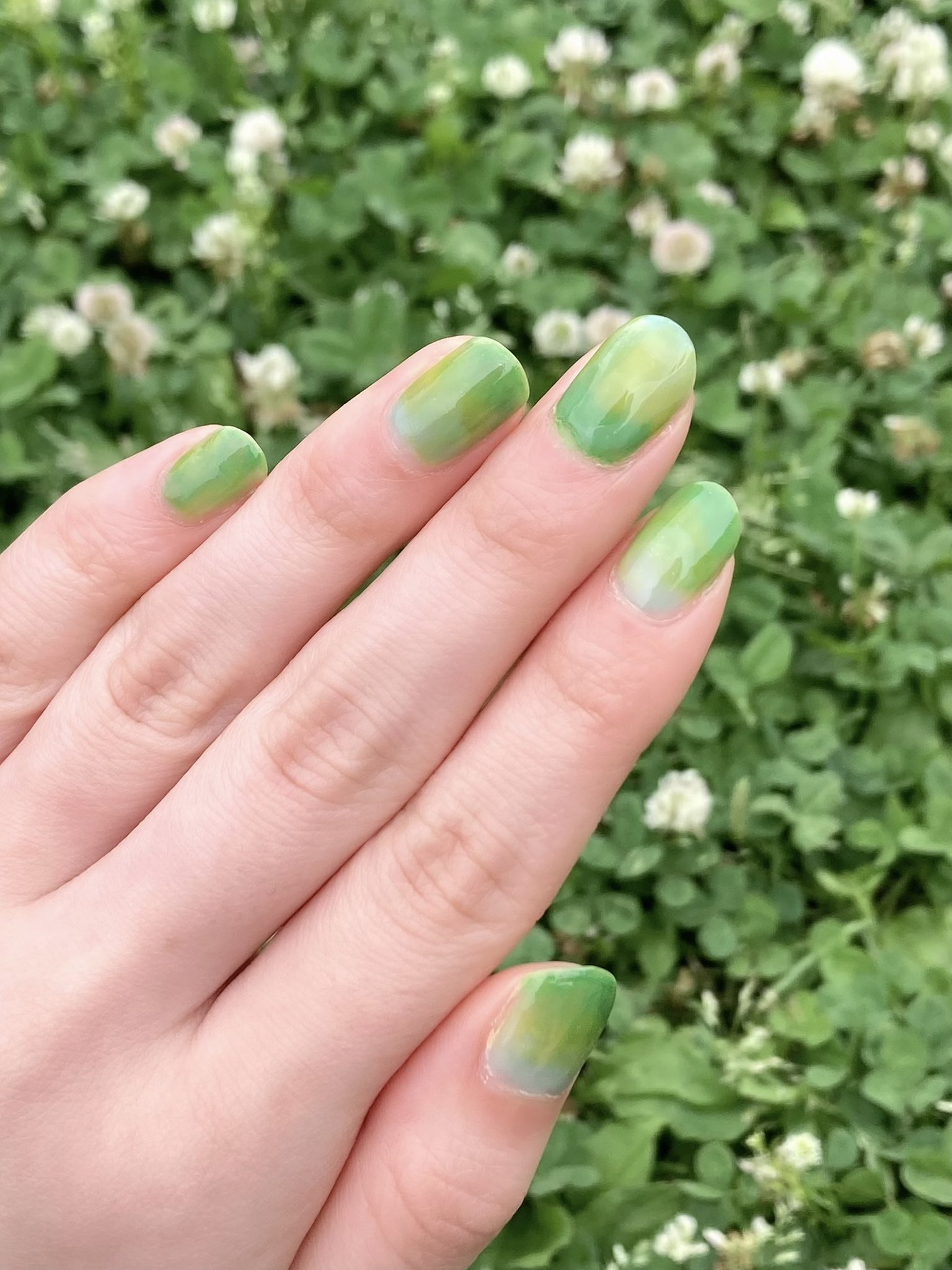 تويتر 𝘩𝘰𝘵𝘢𓅩 على تويتر 自爪にジェルネイルは少しお休みしよ って思ってたけど結局我慢できずプチプラポリッシュネイル 緑は落ち着くなぁ T Co Kgdtjrvgn9