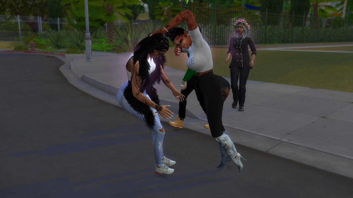 PrettyReaper93's tweet photo. Caught that h*oe too!!!! #TheSims4 #ModTheSims4 #CC #ExtremeViolenceMod #UrbansimsSeries #UrbanSimsDrama https://t.co/zWZUCkfjTp