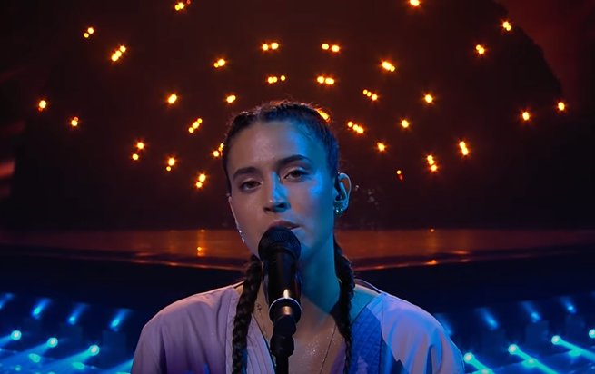 martamj16's tweet image. Já é uma vencedora, independentemente do resultado❤️ Saudade Saudade #Eurovision #ECS2022