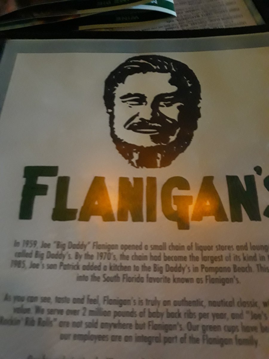 Dinner the night after a #FLORIDAPANTHERS SERIES  victory @FlanigansFL https://t.co/AsasWQIloA