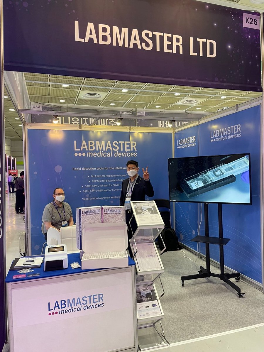 LabmasterLtd's tweet image. Biokorea succesfully ended. Good job!