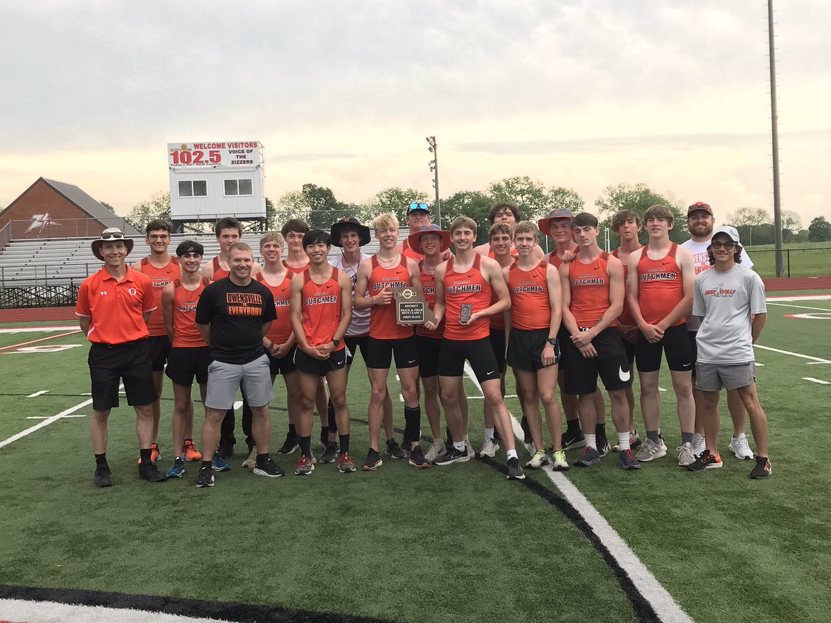 DISTRICT CHAMPIONS! Owensville’s Dutchmen win the MSHSAA Class 3, District 5 Track Meet.