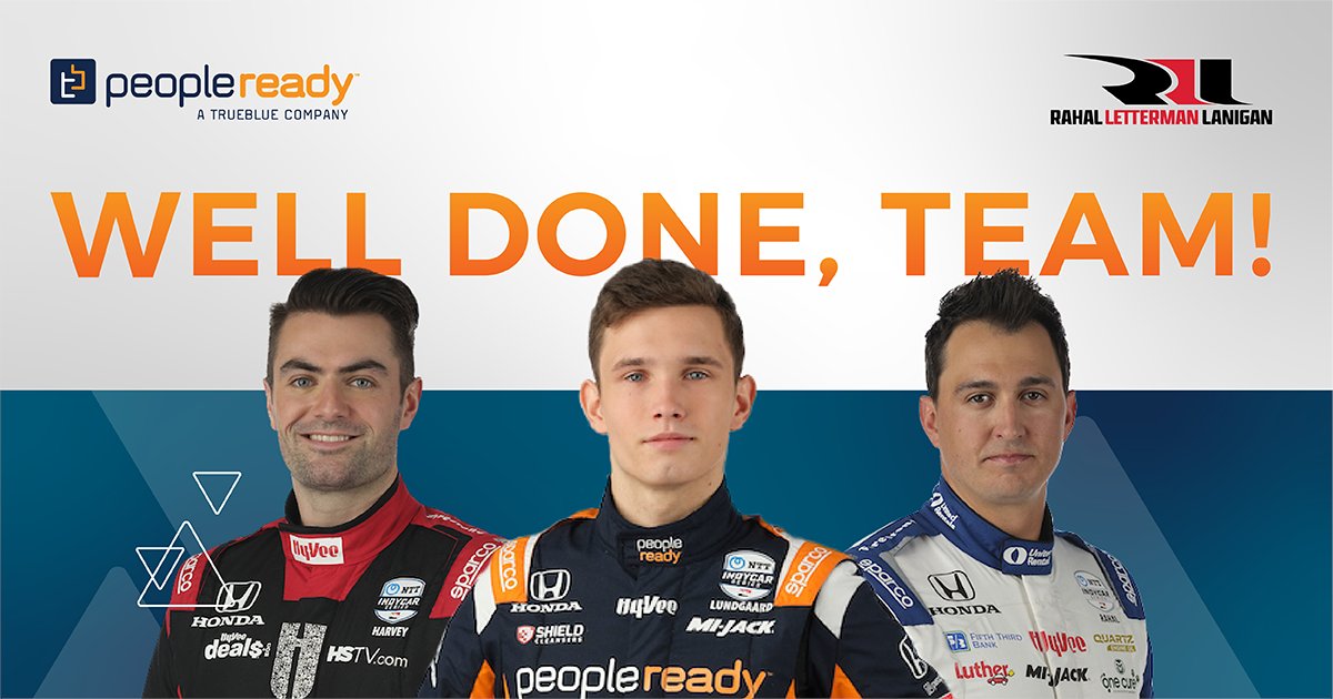 _PeopleReady's tweet photo. That concludes the fifth @INDYCAR SERIES race of the year. Great job to the @RLLracing team for giving their all at the GMR Grand Prix today @GrahamRahal @lundgaardoff @jack_harvey45. See you in 15 days at the long-awaited INDY500 on May 29th!

#Indy500 #ForceforGoodChallenge https://t.co/zcKH205Kx9