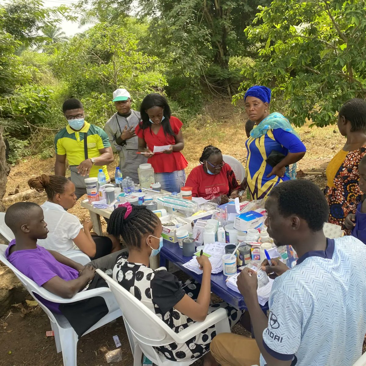 VisioncenterGVS's tweet photo. Today we were at Eko-Nde
We attended to two hundred and seventy four people. Special thanks to our amazing team of volunteers who have given their best since the first day till now
#GVSIF #medical #Outreach #CARE #ltsp https://t.co/65EEhYSny2