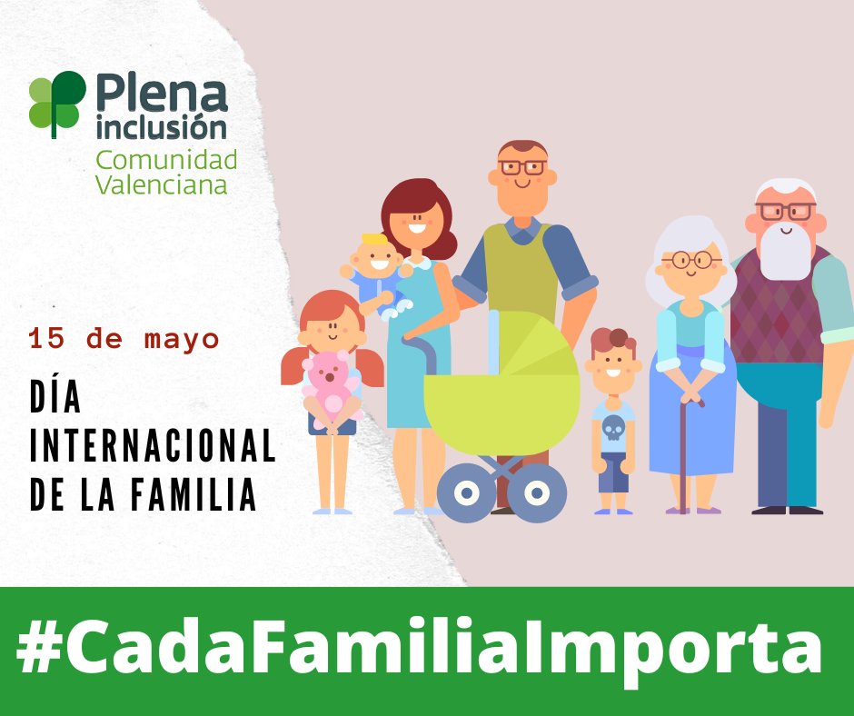 PlenaCV's tweet photo. 👨‍👩‍👧 ¡Por fin ha llegado el #DíaInternacionalDeLaFamilia!
👏👏👏 Felicitamos a todas nuestras queridas familias por su lucha y esfuerzo constante
¿Quieres ver sus logros y deseos? Mira la etiqueta #CadaFamiliaImporta
👉 https://t.co/oq6Z5lNFe3 https://t.co/HWq8uplIHe