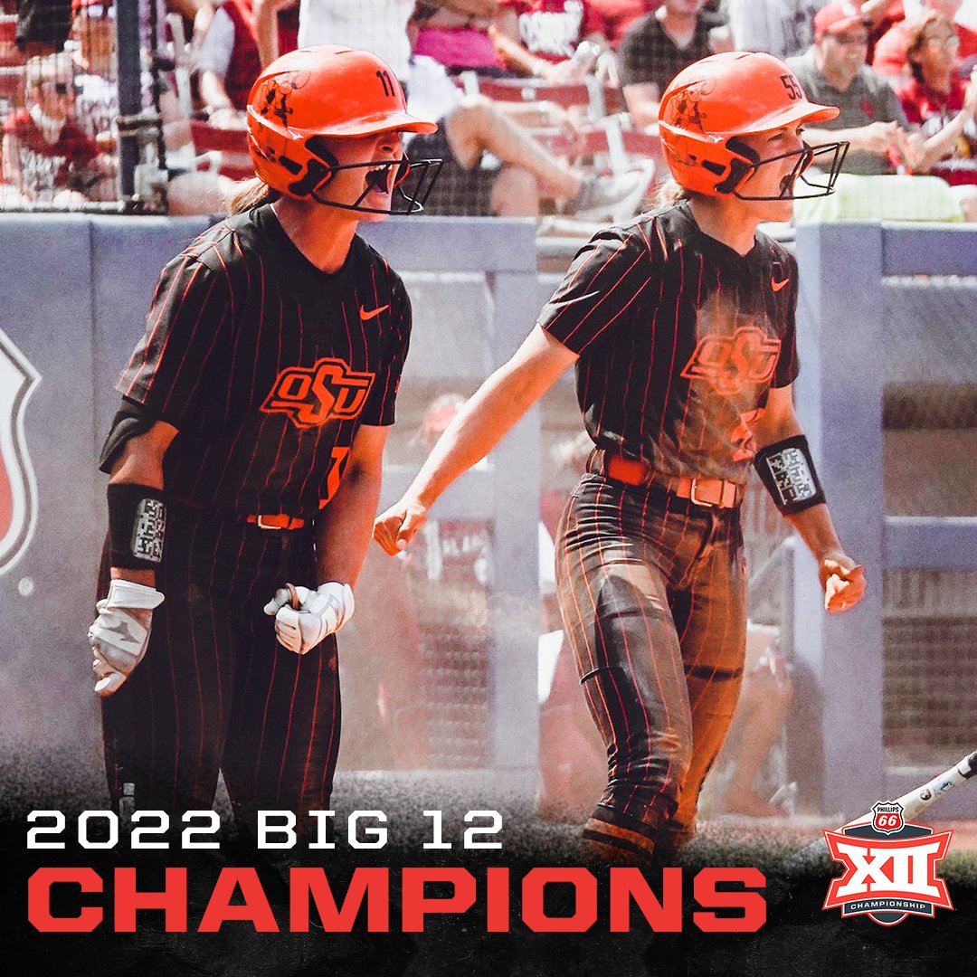 𝐓𝐡𝐞 𝟐𝟎𝟐𝟐 <a href="/Phillips66Gas/">Phillips 66 Gas</a> 𝐁𝐢𝐠 𝟏𝟐 𝐒𝐨𝐟𝐭𝐛𝐚𝐥𝐥 𝐂𝐡𝐚𝐦𝐩𝐢𝐨𝐧𝐬 🥎

@CowgirlSB 🏆

#MovingForward x <a href="/OSUAthletics/">Oklahoma State Athletics</a>