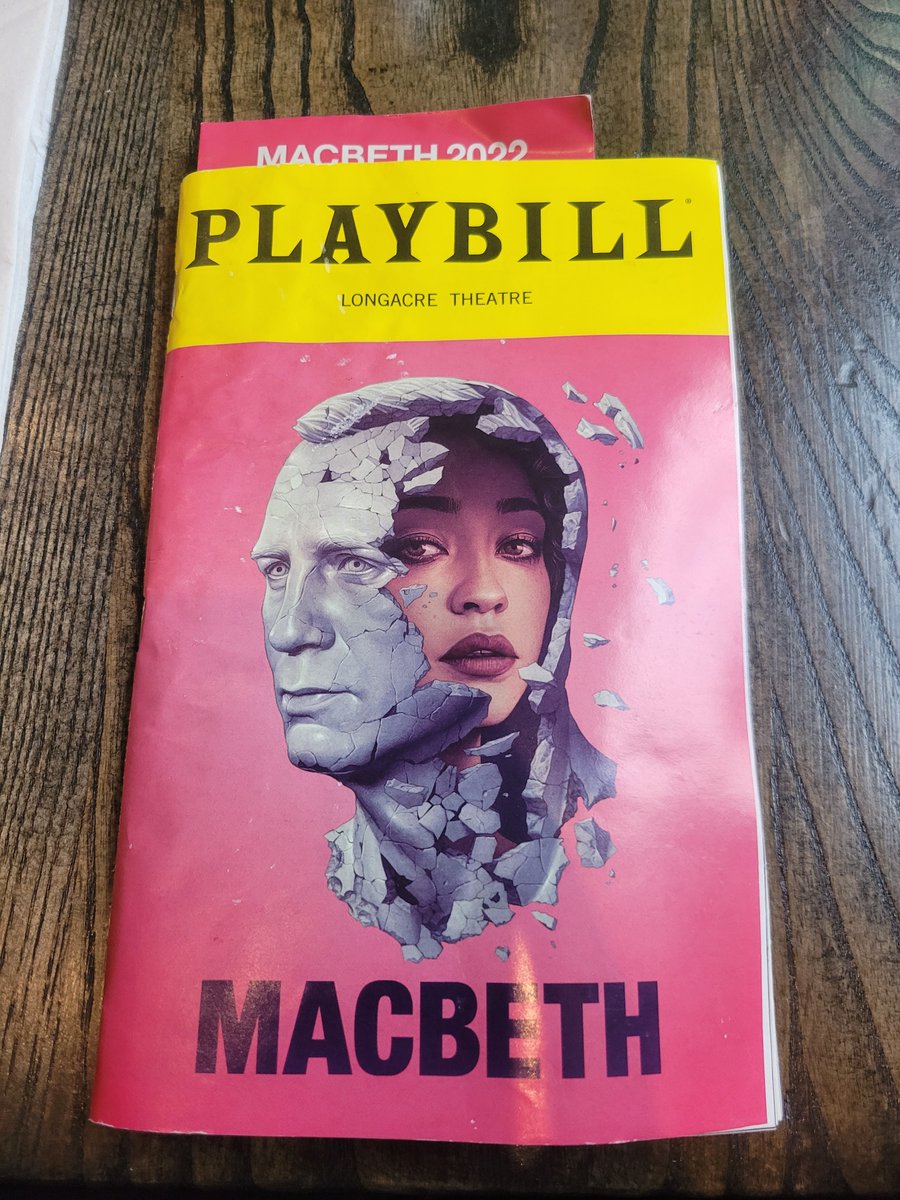 Bainst06's tweet photo. Absolute banger of a play. #MacbethBway
#ShakespeareSunday https://t.co/w7Vzb6SYEb