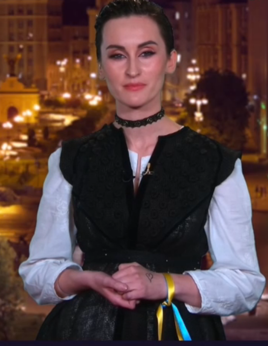 gabbanisgorilla's tweet photo. everyone bow down your queen is here #eurovision https://t.co/IACy2ph8FM