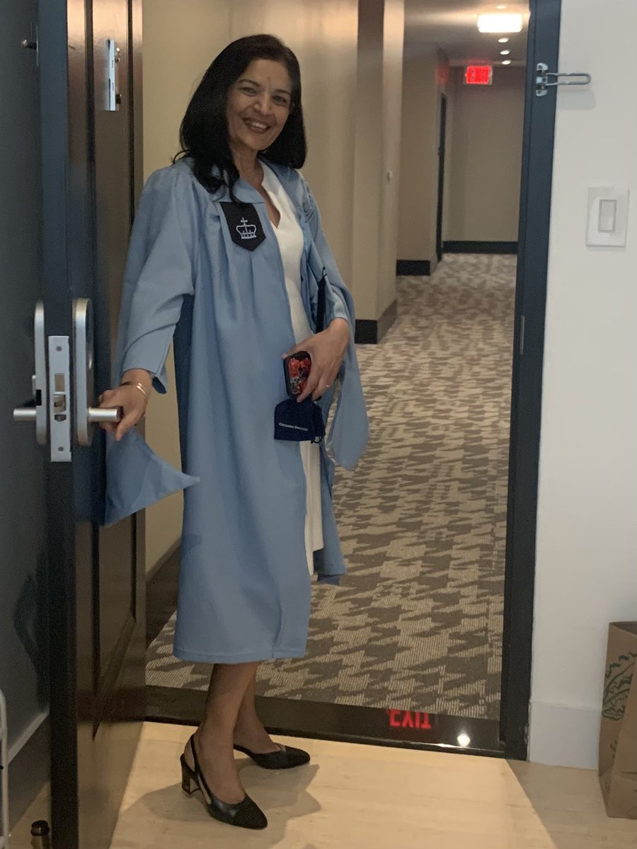 Mom is geared up and ready for #csswgrad2022 !!!! Words cannot describe how proud we are of you! <a href="/ColumbiaSSW/">ColumbiaSocialWork</a>