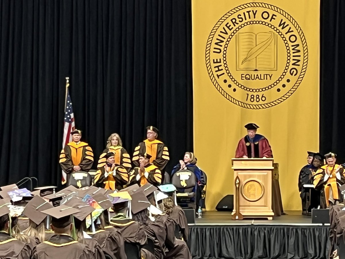 UWSPPAIS's tweet photo. Our own Dr Jim King recognized as honorary marshal at @UWyonews https://t.co/GtFFCUqHA6