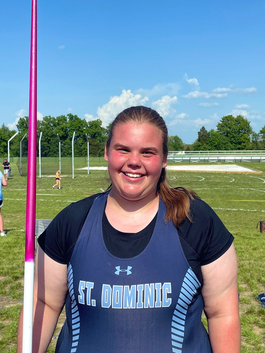 sdhsxc's tweet photo. Emma Hall breaks the school record in the javelin with a throw of 28.84m. https://t.co/qGAVRcIRq3