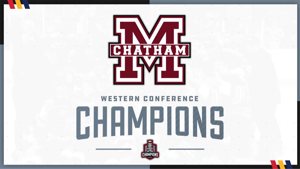 GOHLHockey's tweet photo. Congratulations to the @Maroonsgojhlho1 who are the 2021-22 GOJHL Western Conference Champions after a 4-2 series win over Leamington.
They join @redhawks_jrb & @StCathFalcons in the #SutherlandCup2022 round robin.
#GOJHL https://t.co/A8LQgyBdtF